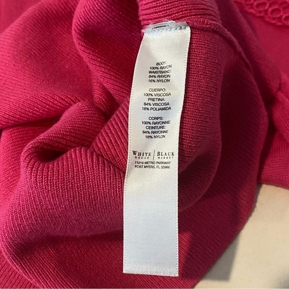 WHITE House Black Market • Sleeveless Eyelet Lace Neck Knit Top - Picture 9 of 10